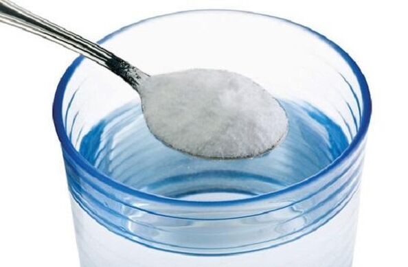 solución de soda para parasitos